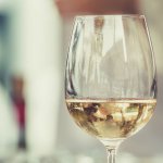 glass of white wine