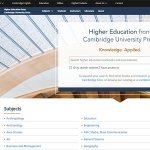 Higher Education website