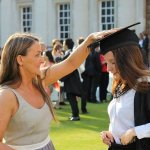 Jessica and her mum, Joanna, on graduation day