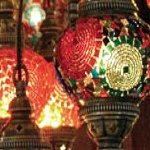 Lamps for sale in the Grand Bazaar
