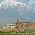 Armenia, Yerevan Khor vrap monastery.jpg 