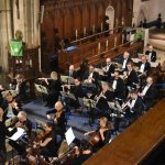 Orchestra inside Great St Mary's