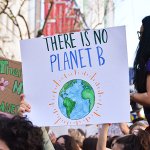 Image of a climate change protest