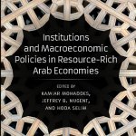 Book cover for Institutions and macroeconomic policies in resource-rich Arab economies with CJBS logo in top left corner