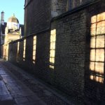 shadows in an alley