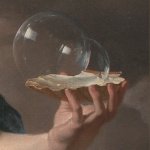 classical image of a bubble on a shell