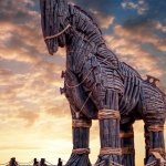trojan horse at canakkale