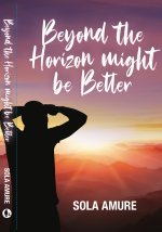 The book cover shows a silhouetted figure staring into the sunset over a mountainous landscape