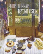 Front cover depicting a painting, showing a table set with food and drinks next to a window looking out onto a veranda