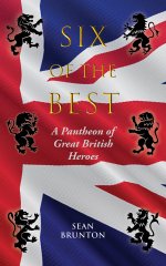 Front cover featuring half a union jack and six griffins