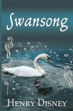 Book cover shows a swan sailing across rippled water as musical notes rise from the surface.