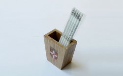 Cambridge Pen Pot with Pencils