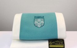 Fleece-backed alumni scarf