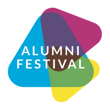 Alumni Festival logo.