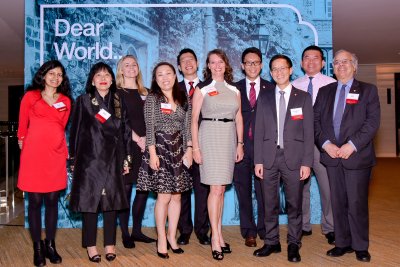 Edward JYL Ma (fifth from left) at the Hong Kong Campaign launch Edward JYL Ma (fifth from left) at the Hong Kong Campaign launch