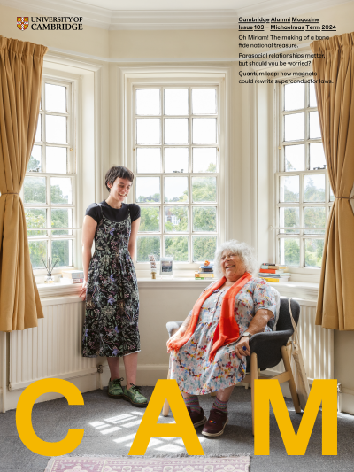 Cover of issue 103 of the Cambridge Alumni Magazine, CAM.