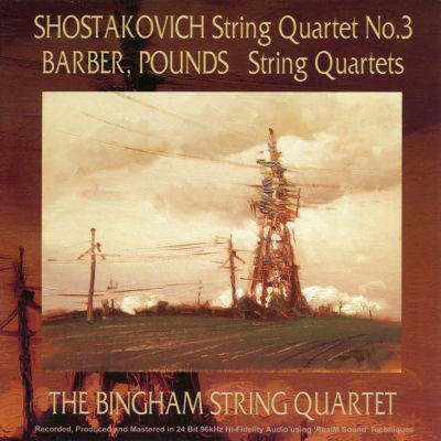 Cover of the Bingham String Quartet's album including Pounds' String Quartets.