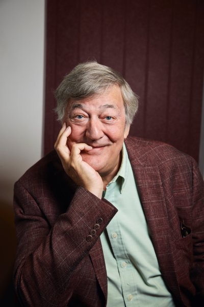 Photograph taken of Stephen Fry Kt by Claudio Raschella