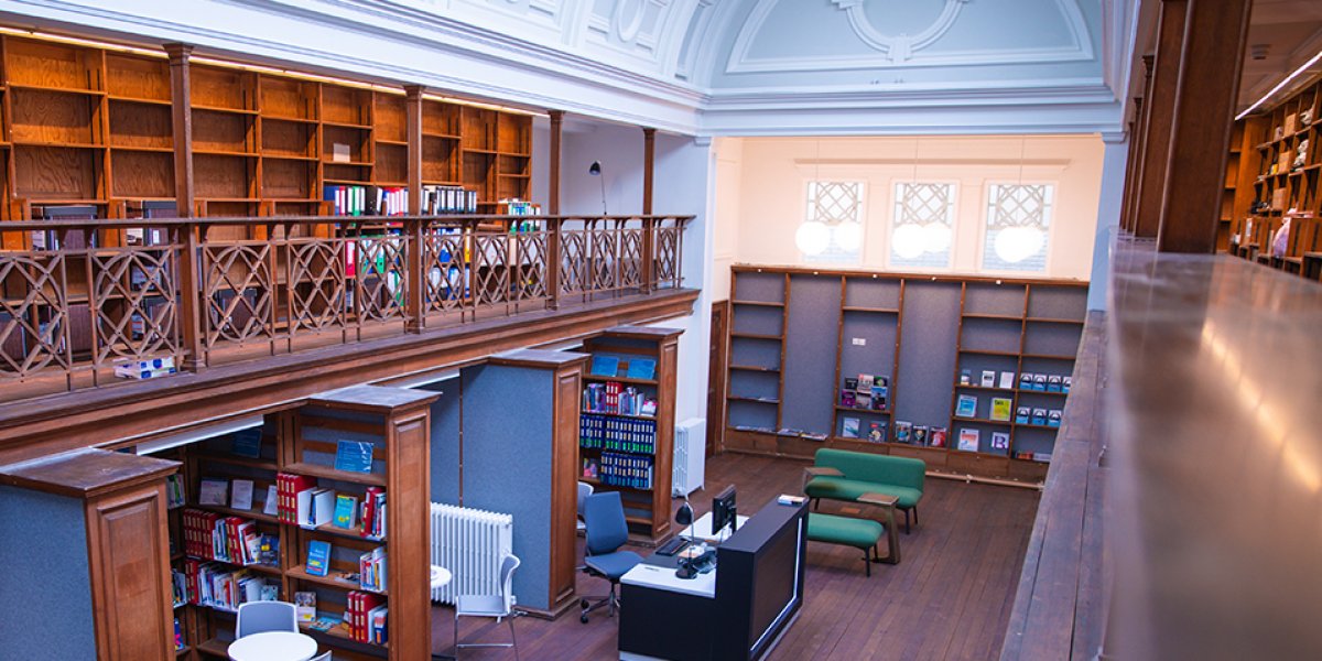 An old library has been taken over by the Career Centre