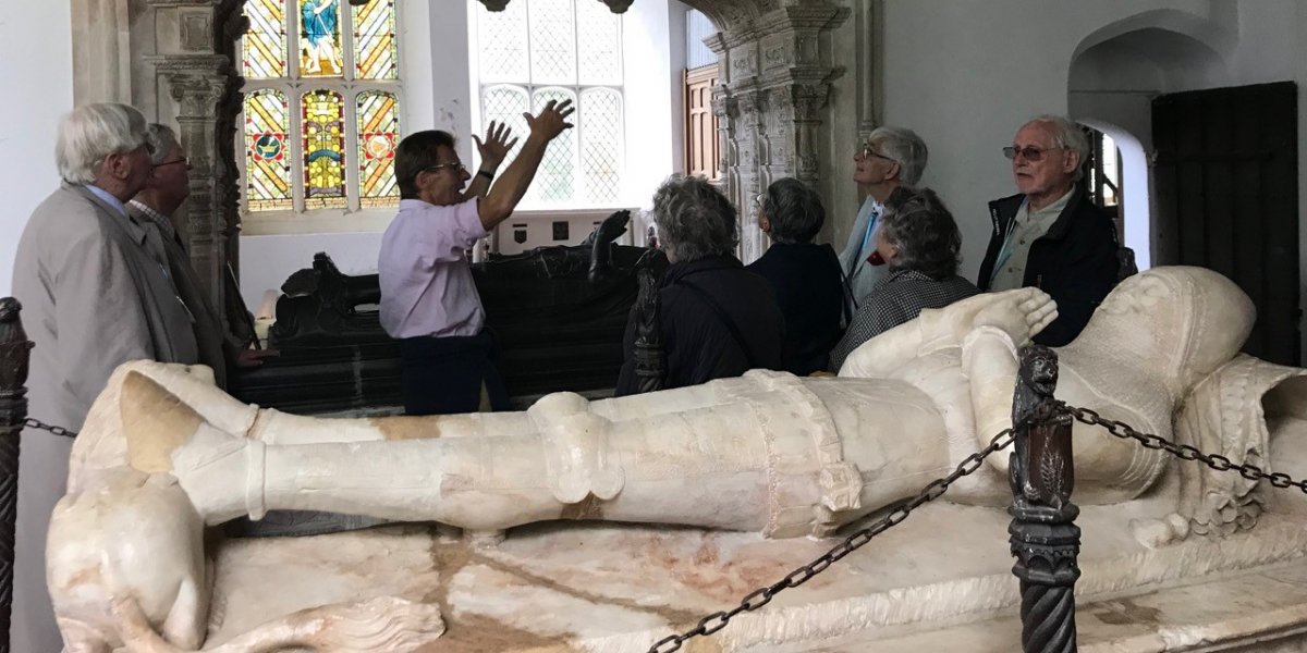 Members enjoyed an interesting visit to Layer Marney Tower, near Colchester