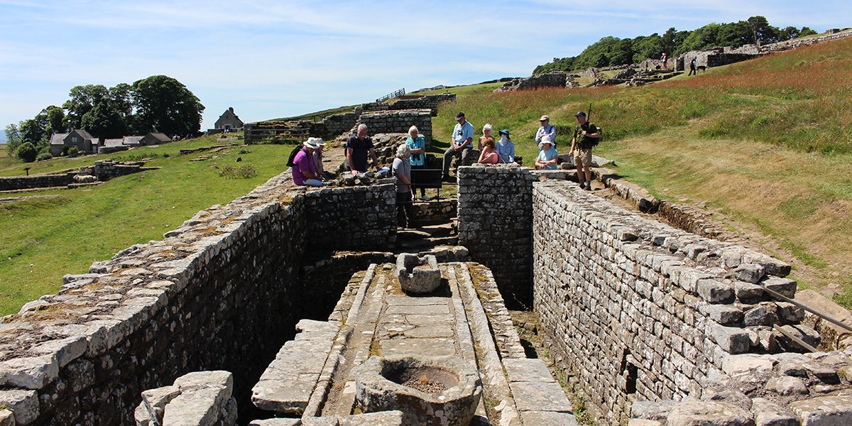 Houseteads Latrines Hadrians Wall