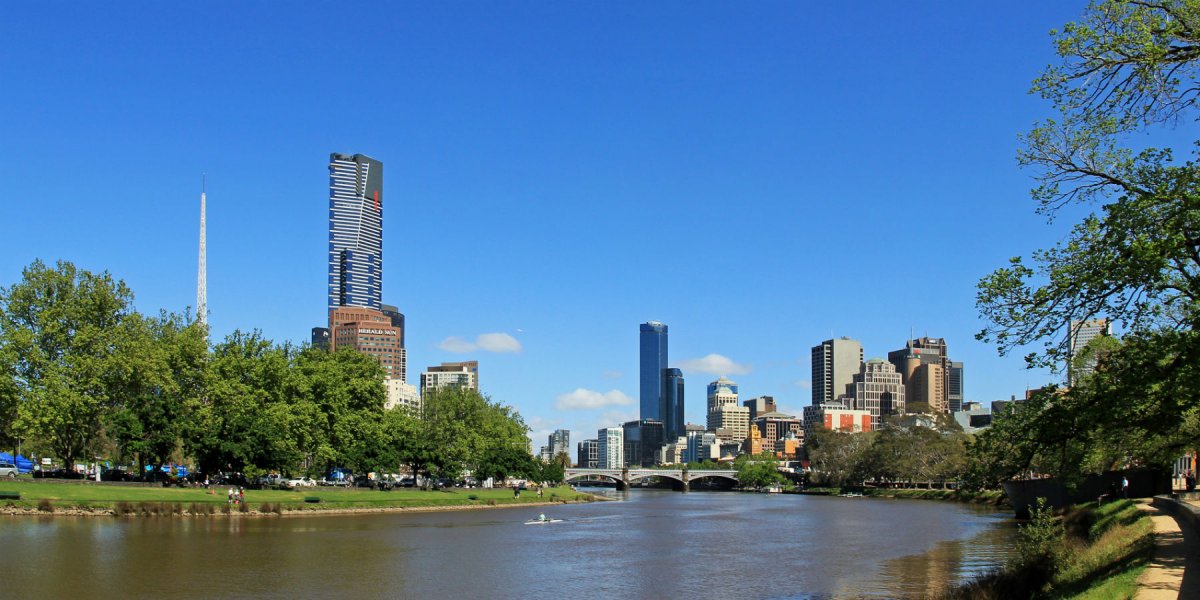 Yarra River & City Skyline