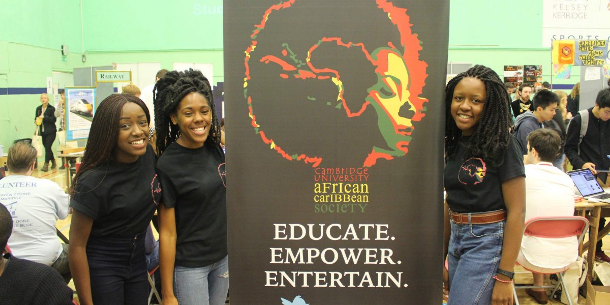 Students at the ACS stall at the Fresher's Fair