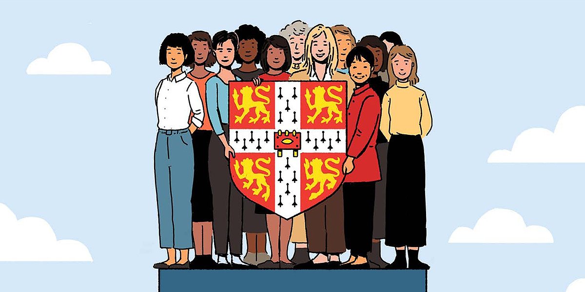 Women on a podium