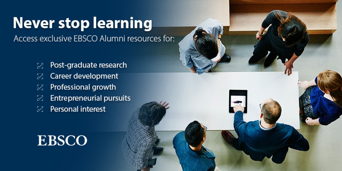 EBSCO Alumni Database Banner