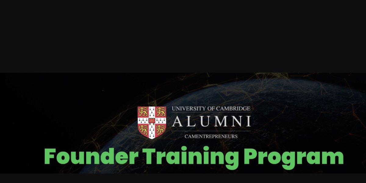 Logo of University of Cambridge and the Founder Training Programme