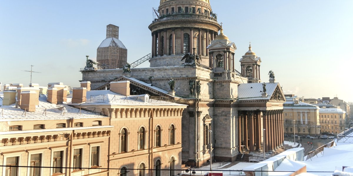 St Petersburg in winter