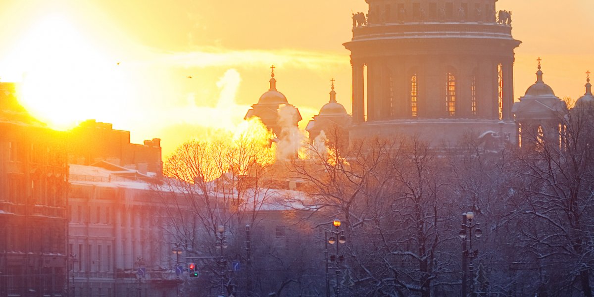 St Petersburg in the evening sun