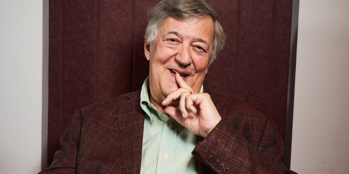 Photograph taken of Stephen Fry Kt by Claudio Raschella