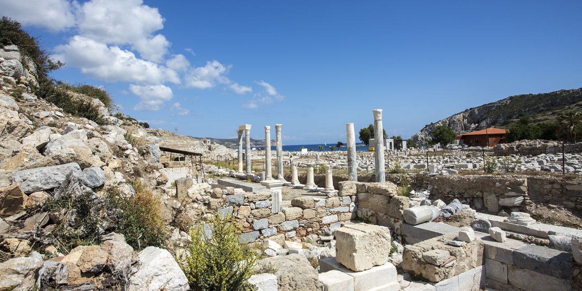 Ancient Ruins in the ancient city of Knidos