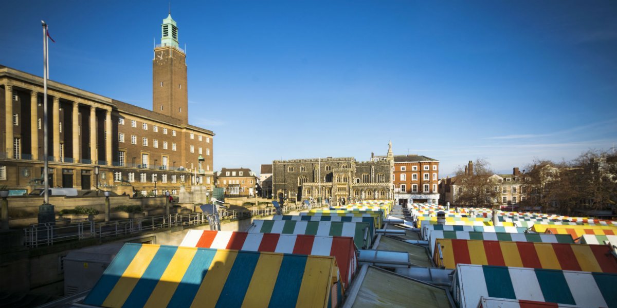 Norwich Market Picture