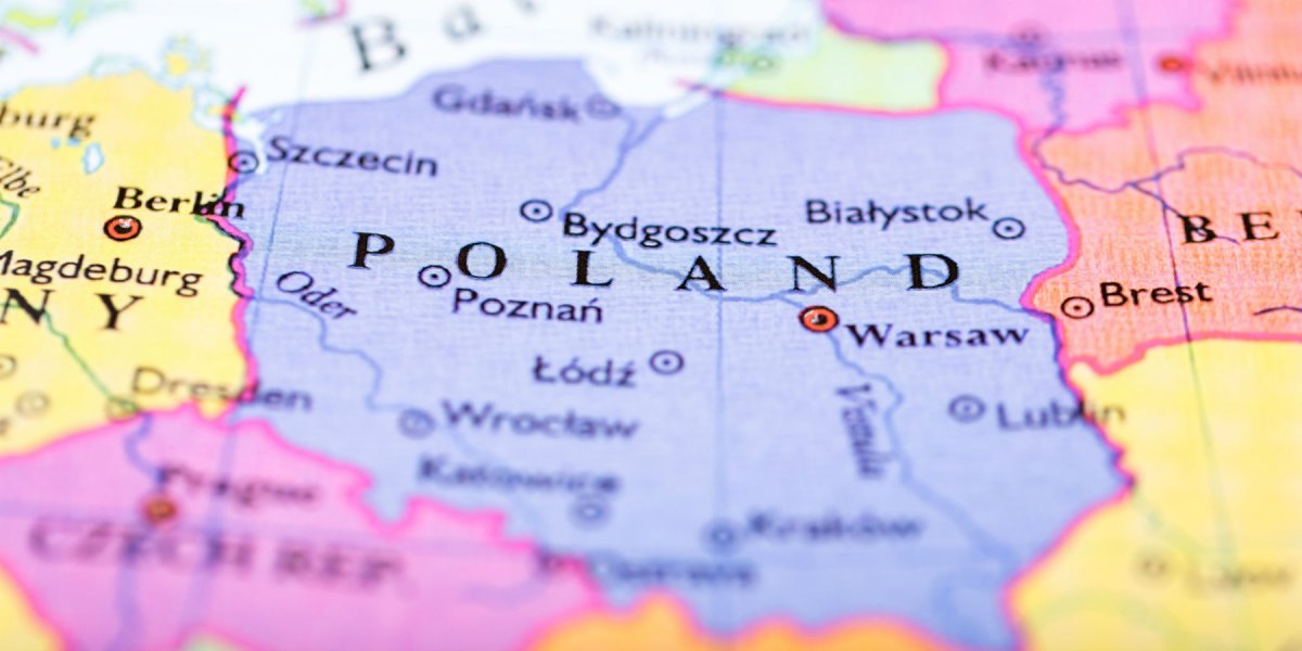 Map of Poland