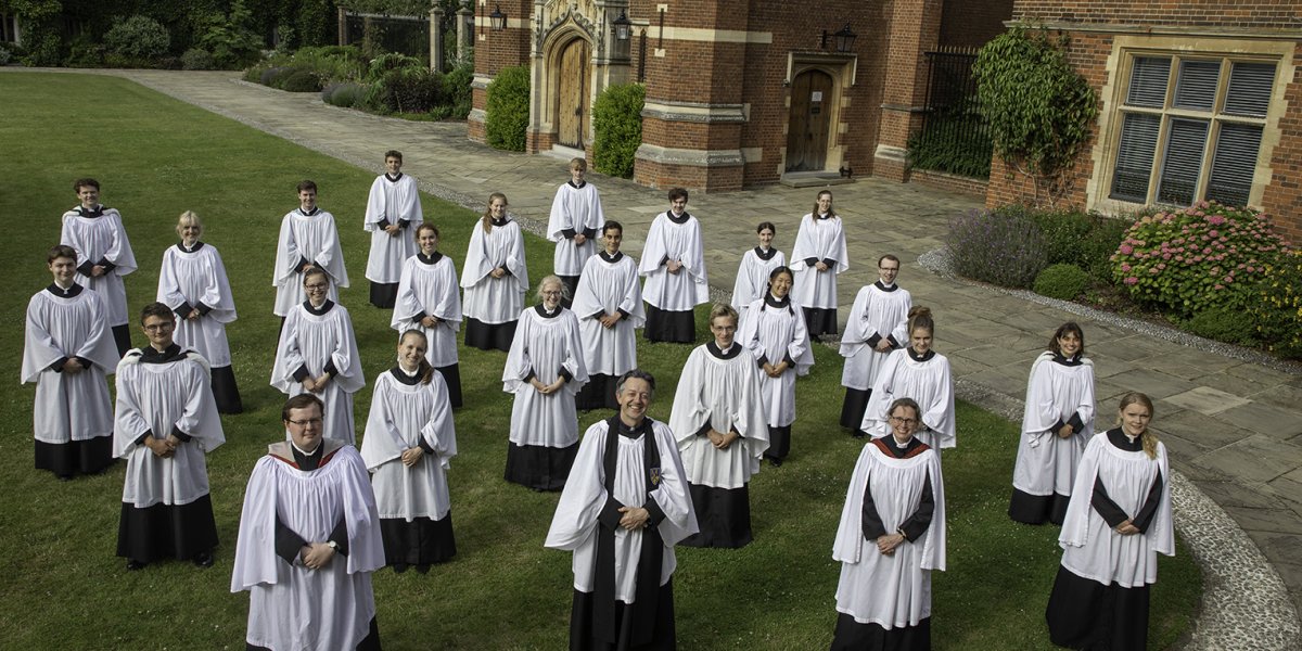 Selwyn Choir on the lawn