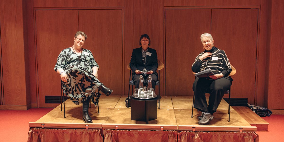 Photo of Sally Waugh, Gillian Sutherland and Frieda Midgley