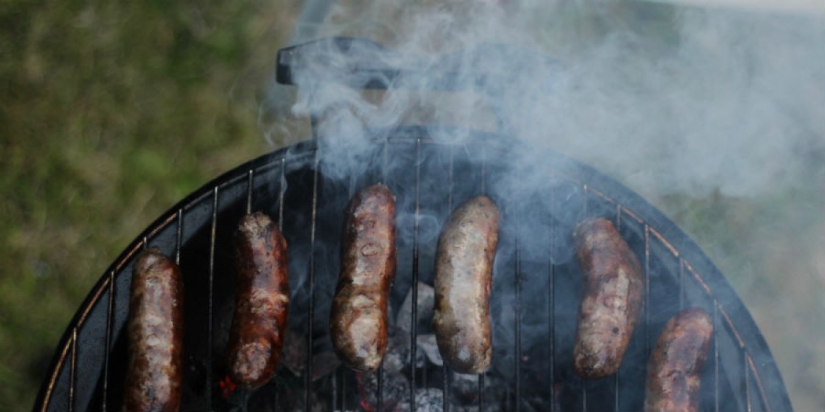 Food on a bbq