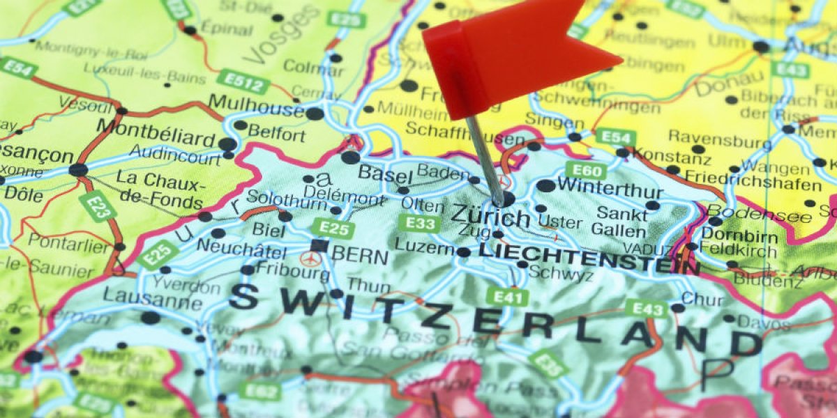 Map of Switzerland