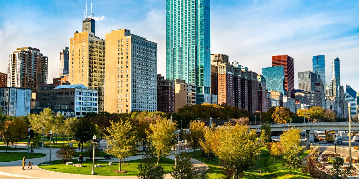 Photo of Chicago skyline