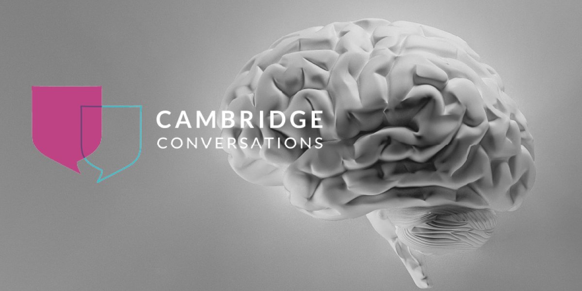 Brain with Cambridge Conversations Logo