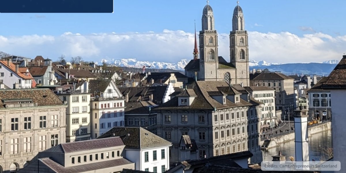 View of Zurich skyline in Switzerland