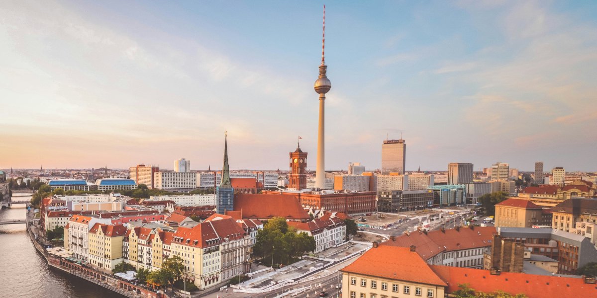 View of Berlin from above 