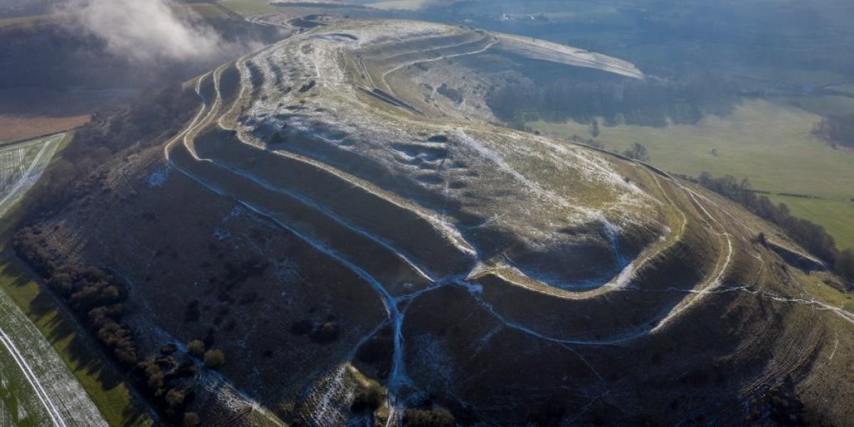 Hambledon Hill fort Dorset