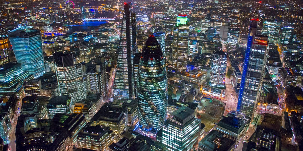 London City at night