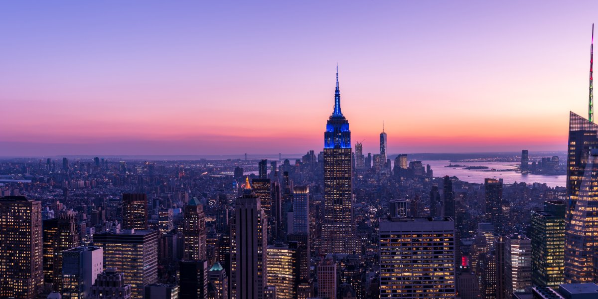 Manhattan at dusk