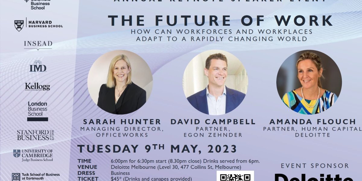 The Future of Work alumni group event Melbourne
