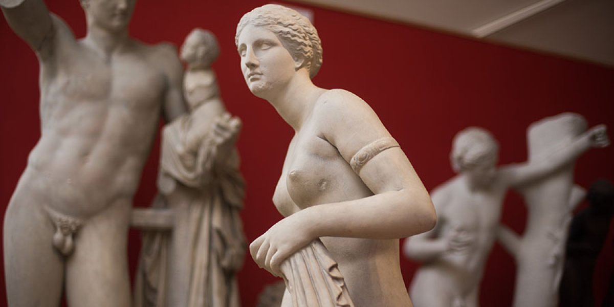 Statues at the Museum of Classical Archaeology