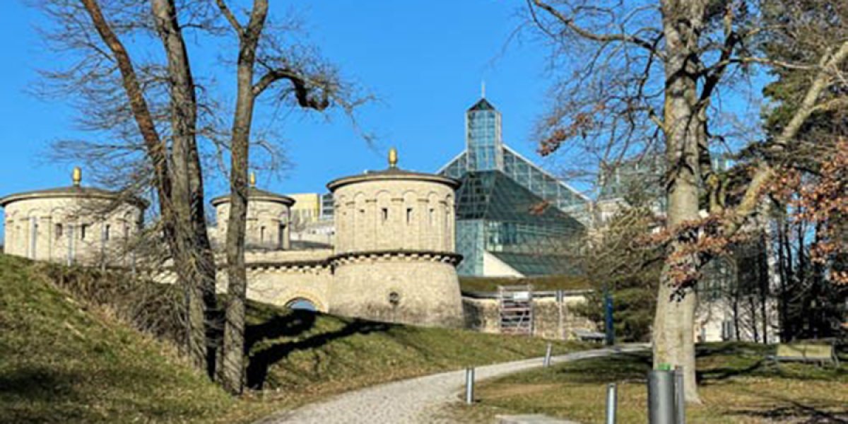Museum of Modern Art (MUDAM) and the Dräi Eechelen fortress